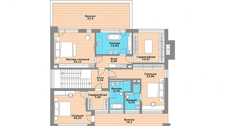 Современный дом в КП Маслово парк