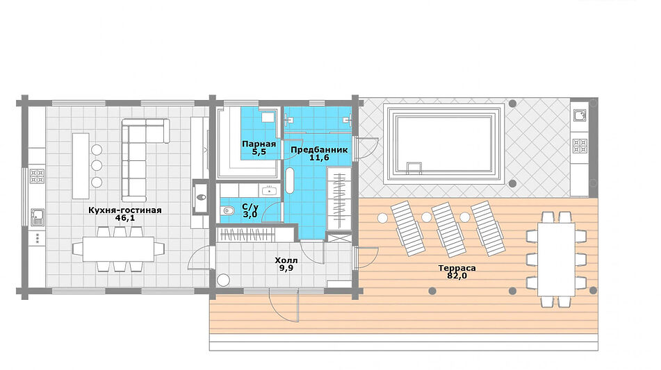 Современный дом в КП Маслово парк