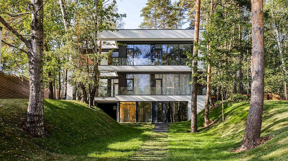 Новый дом в поселке Веледниково