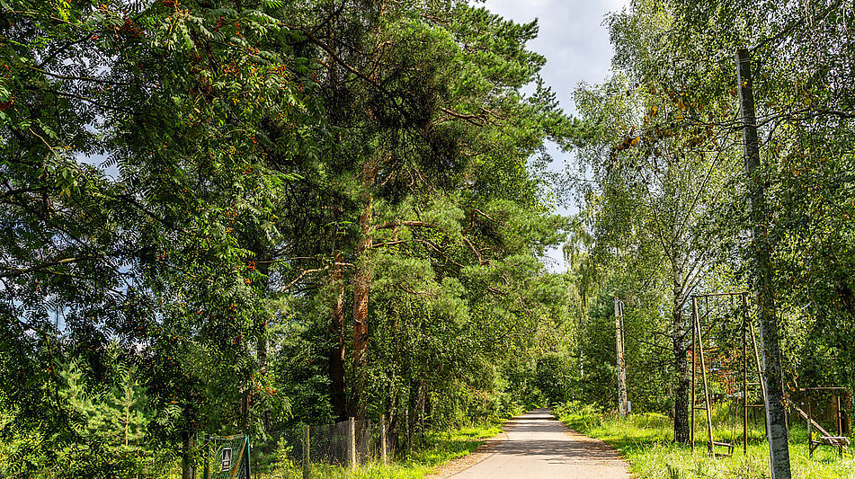 Участок в первой линии от воды