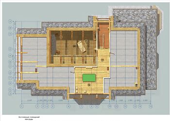 Дом из кедрового лафета в Авроре