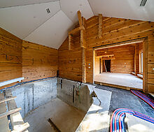 Дом из кедрового лафета в Авроре