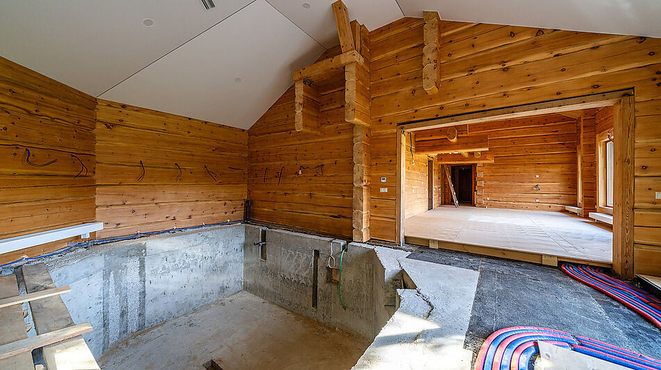 Дом из кедрового лафета в Авроре