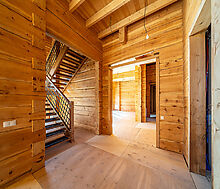 Дом из кедрового лафета в Авроре