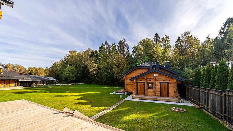 Дом из кедрового лафета в Авроре