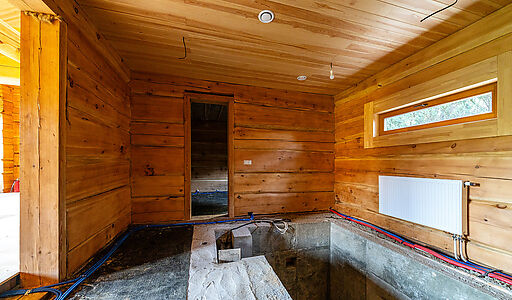 Дом из кедрового лафета в Авроре