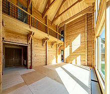 Дом из кедрового лафета в Авроре