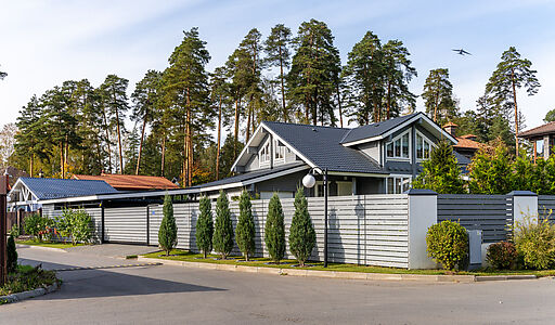 Стильный фахверк в КП Зеленый Бор