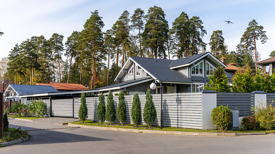 Стильный фахверк в КП Зеленый Бор