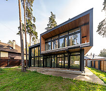 Стильный фахверк в КП Зеленый Бор