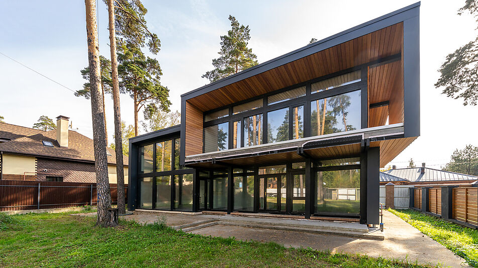 Стильный фахверк в КП Зеленый Бор