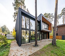 Стильный фахверк в КП Зеленый Бор