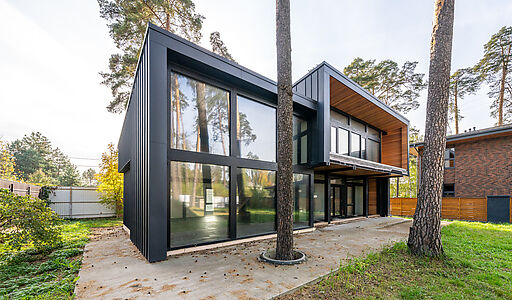 Стильный фахверк в КП Зеленый Бор