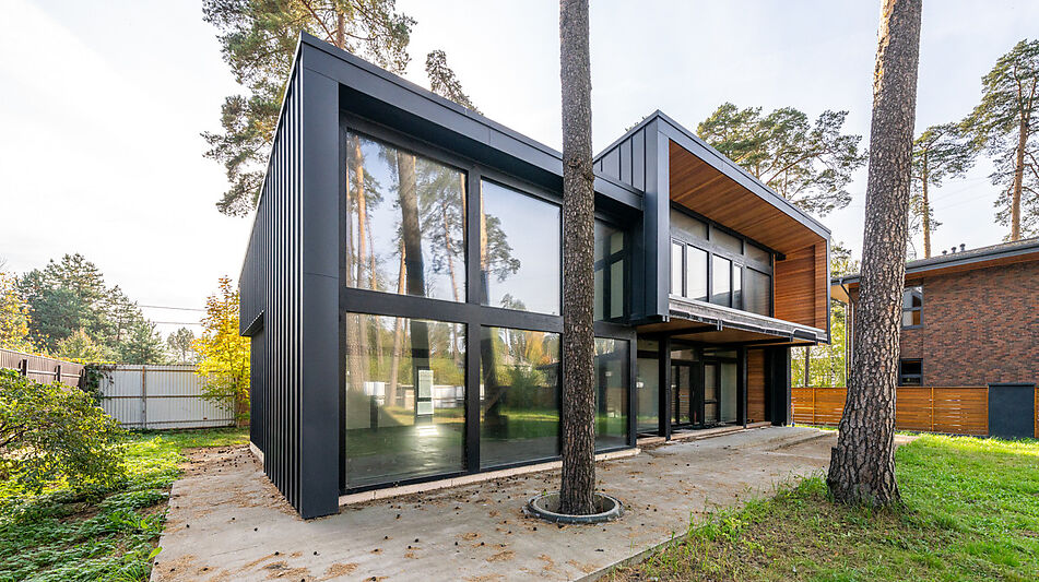 Стильный фахверк в КП Зеленый Бор