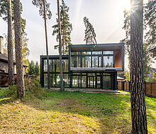 Стильный фахверк в КП Зеленый Бор