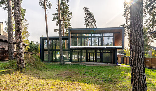 Стильный фахверк в КП Зеленый Бор