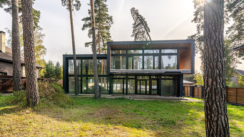 Стильный фахверк в КП Зеленый Бор