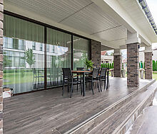 Дом в стиле Райта в Новорижском