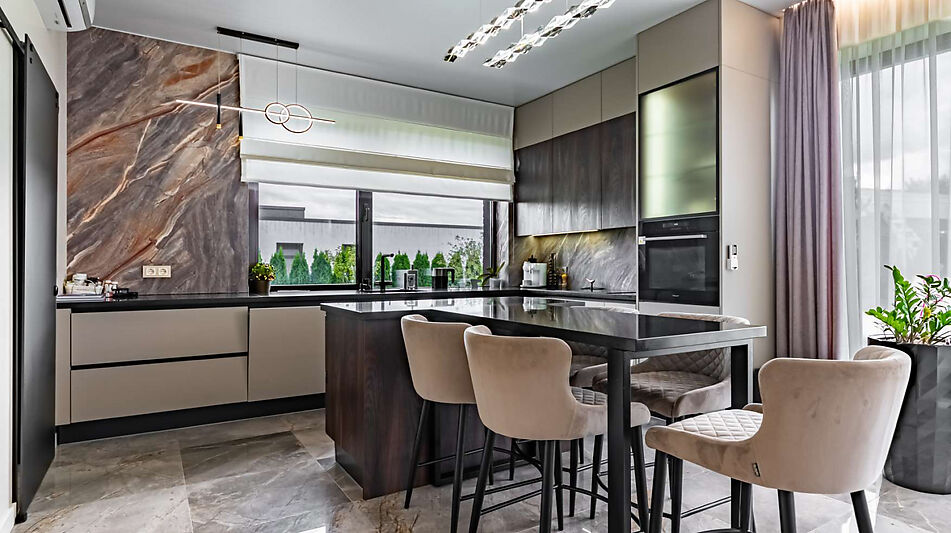 Дом в стиле Райта в Новорижском