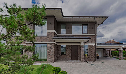 Дом в стиле Райта в Новорижском