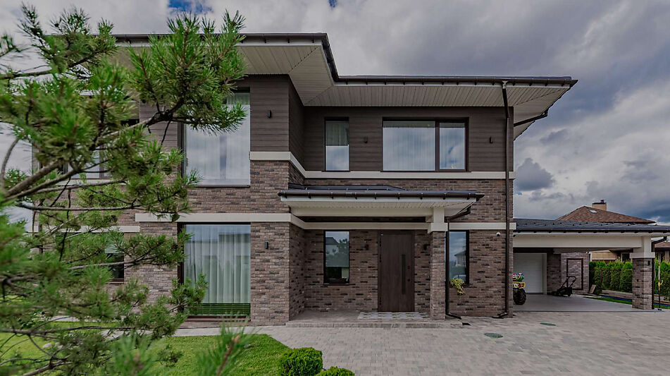 Дом в стиле Райта в Новорижском