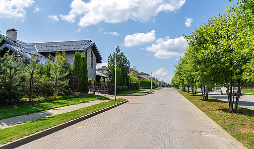 Дом в стиле Райта в Новорижском