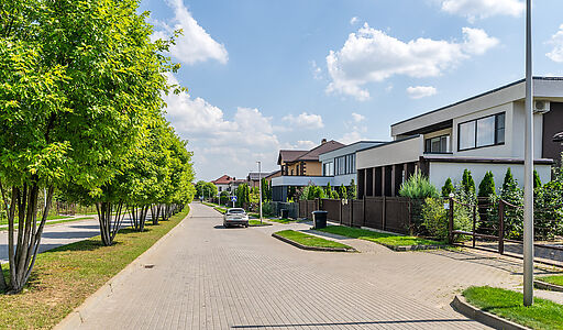 Дом в стиле Райта в Новорижском