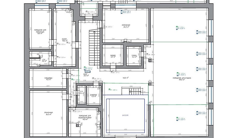 Дом c видом на воду в КП Монаково