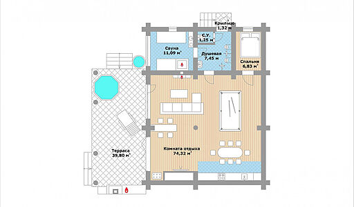 Фахверк в КП Новолеоново