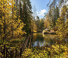 Дом на пруду в Летчике-испытателе