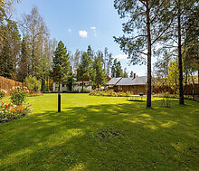 Дом с бассейном в поселке Новинки