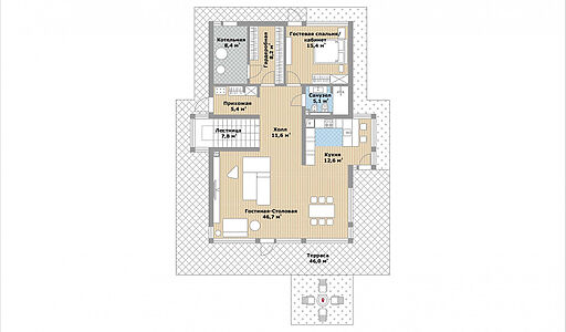Стильный дом в Назарьево ДПК