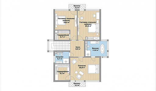 Стильный дом в Назарьево ДПК