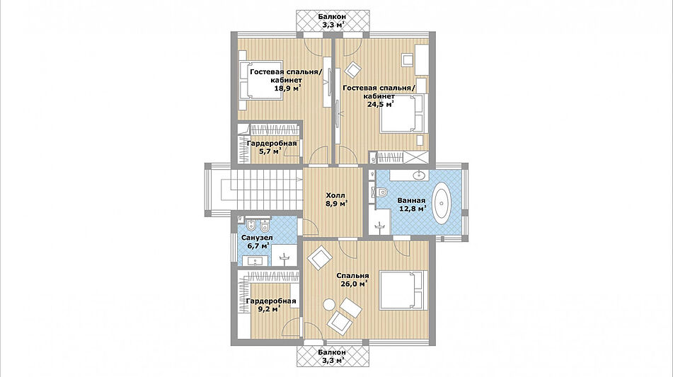 Стильный дом в Назарьево ДПК