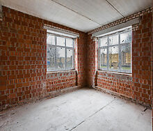 Современный коттедж без отделки