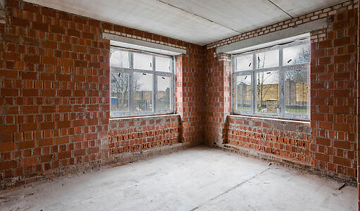 Современный коттедж без отделки