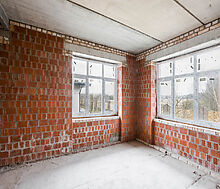 Современный коттедж без отделки