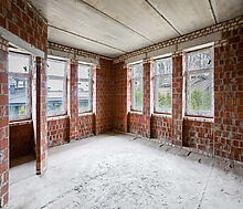 Современный коттедж без отделки