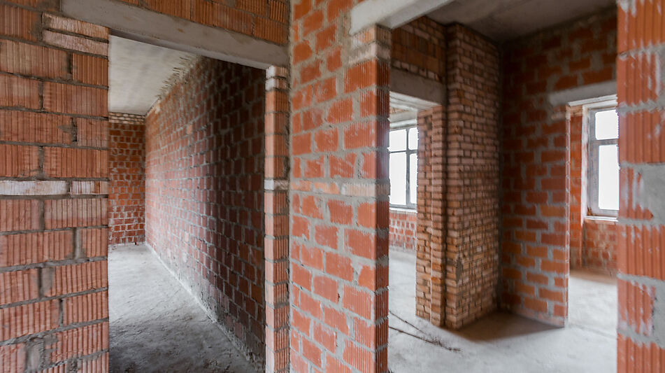 Современный коттедж без отделки