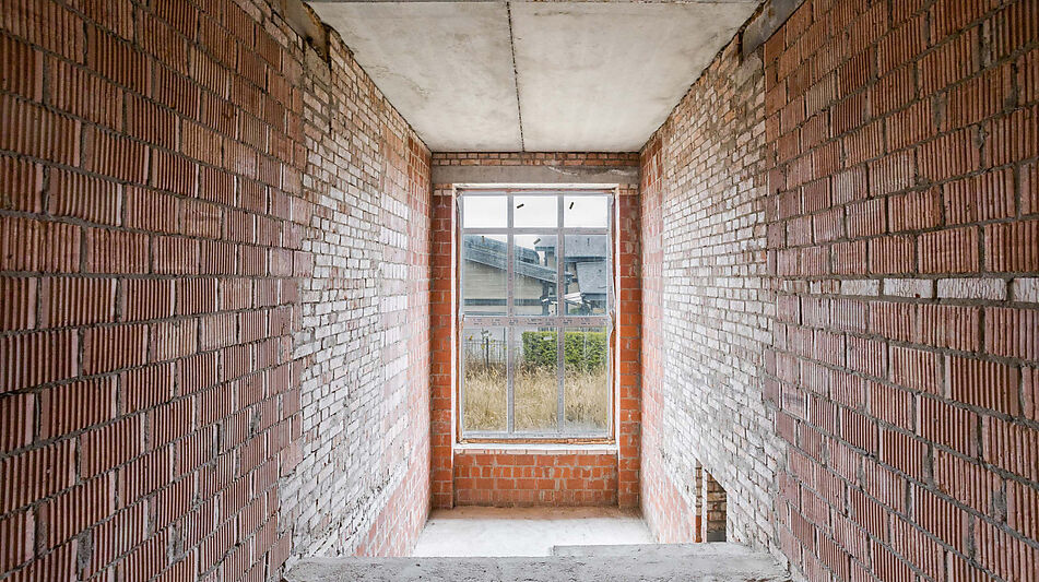 Современный коттедж без отделки