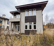 Современный коттедж без отделки