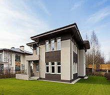 Современный коттедж без отделки