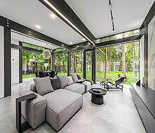 Новый фахверк в КП Зеленая роща-1