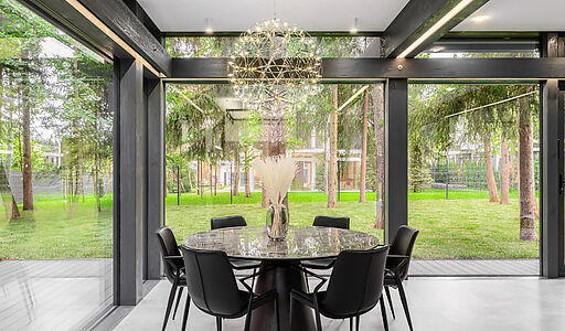 Новый фахверк в КП Зеленая роща-1