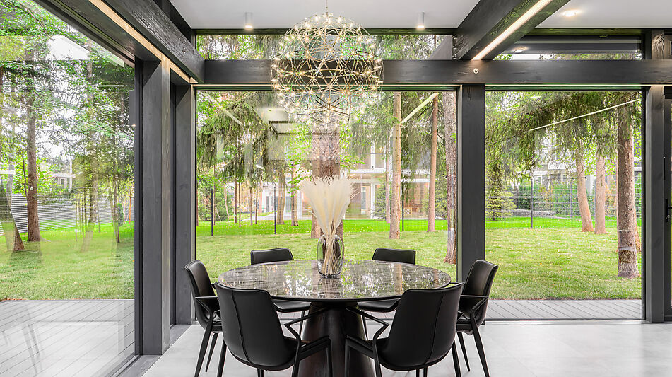 Новый фахверк в КП Зеленая роща-1