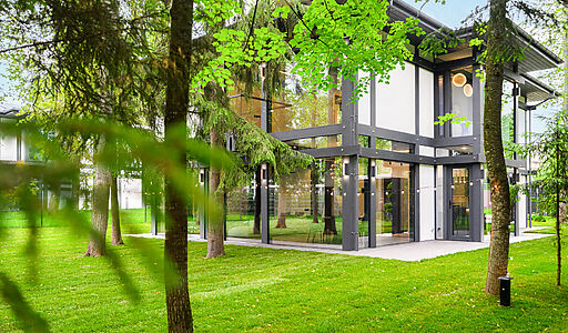 Новый фахверк в КП Зеленая роща-1