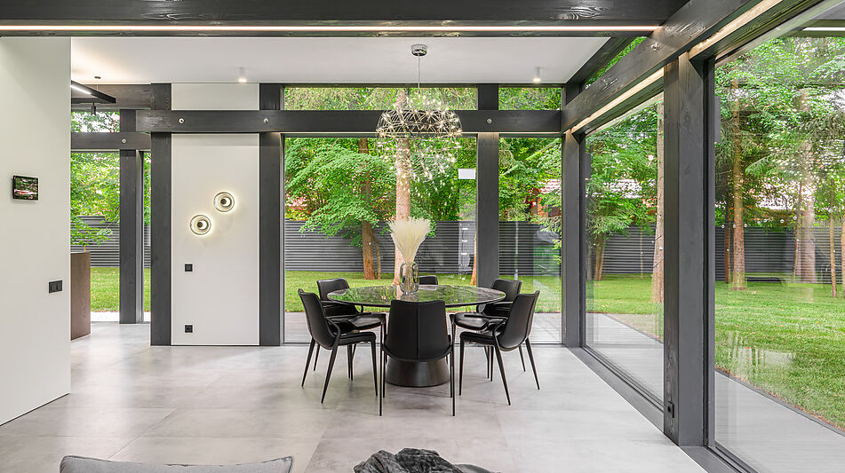 Новый фахверк в КП Зеленая роща-1