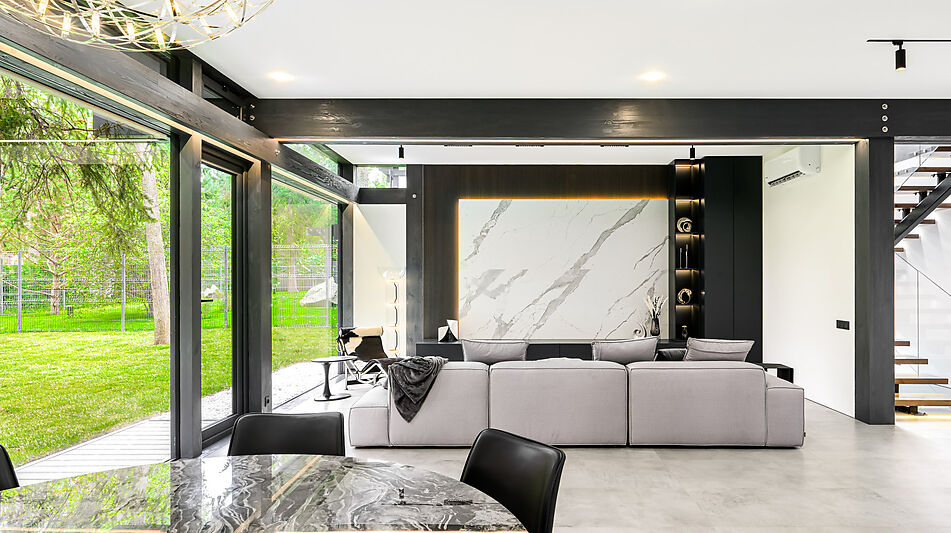 Новый фахверк в КП Зеленая роща-1