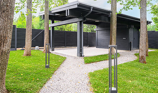 Новый фахверк в КП Зеленая роща-1