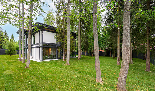 Новый фахверк в КП Зеленая роща-1